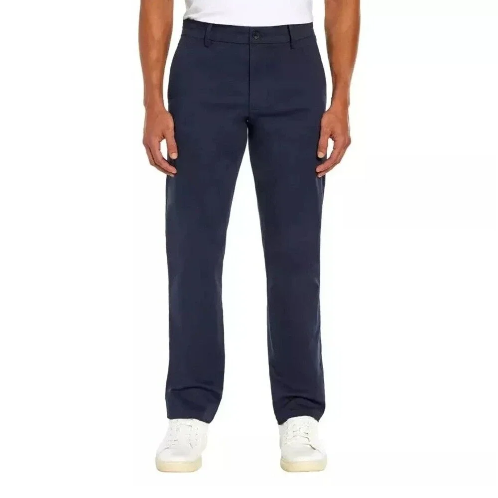 Banana Republic Men’s Cotton Chino Pants Blue 38x34 Slim Straight Fit Stretch
